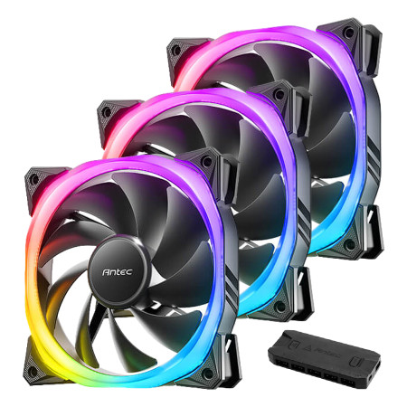 Antec Fusion 120 ARGB 3+C 120mm x3 Fans with Fan Controller