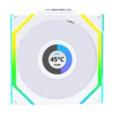 Lian-Li UNI SL Wireless LCD 120mm Reverse White Fan