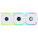 Lian-Li UNI SL Wireless LCD 120mm Reverse White x3 Fans