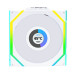 Lian-Li UNI SL Wireless LCD 120mm Reverse White x3 Fans