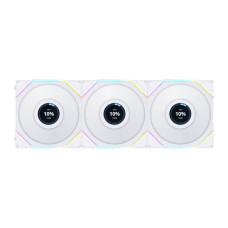 Lian-Li Cooler 120mm TL120 LCD Reverse UNI White 3-Fan