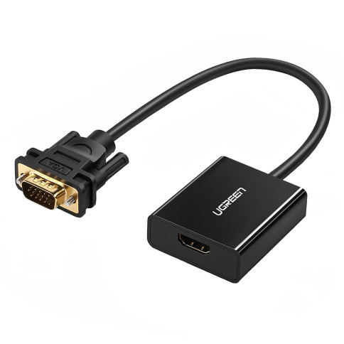 UGREEN HDMI Female to VGA Male with 3.5mm and micro USB Converter