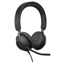 אוזניות קשת חוטיות עם מיקרופון מובנה Jabra Evolve2 40 SE USB-C UC Stereo