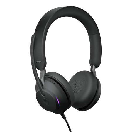 אוזניות קשת חוטיות עם מיקרופון מובנה Jabra Evolve2 40 SE USB-A MS Stereo