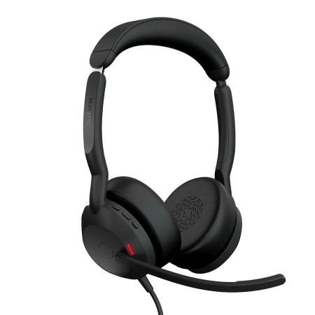 אוזניות קשת חוטיות עם מיקרופון מובנה Jabra Evolve2 50 USB-C MS Stereo