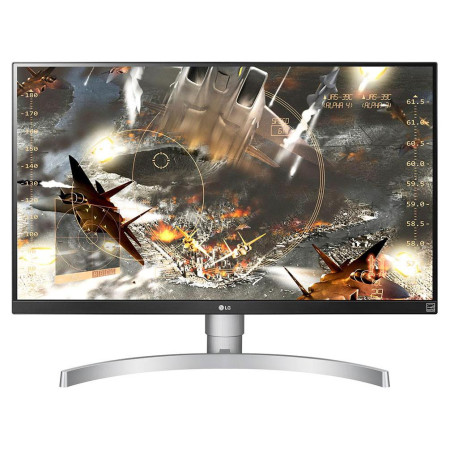 מסך עם פיקסל שרוף LG 27" LED 27UL650-W Ultra HD 4K IPS HDR White