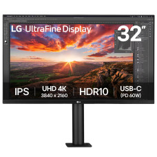 מסך מחשב LG 31.5" UltraFine Ergo IPS 4K UHD 60Hz 5ms