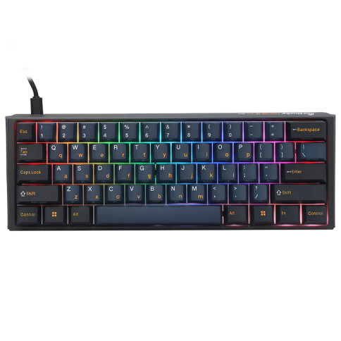 מקלדת מכנית Ducky One 3 Pro Mini Nazca Line Cherry Brown Switch עברית/אנגלית