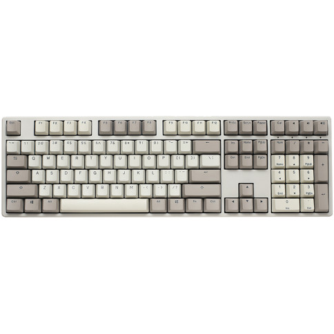 מקלדת מכנית Ducky Origin Vintage Cherry Brown Switch עברית/אנגלית