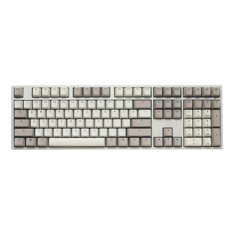 מקלדת מכנית Ducky Origin Vintage Cherry Speed Silver Switch עברית/אנגלית