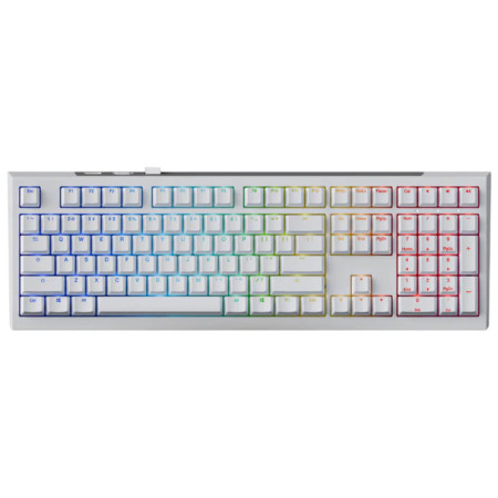 מקלדת מכנית Ducky One X Wireless Analog Switch White עברית/אנגלית
