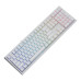 מקלדת מכנית Ducky One X Wireless Analog Switch White עברית/אנגלית