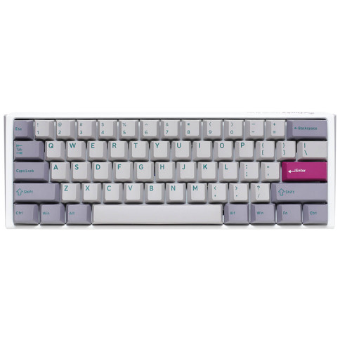 מקלדת מכנית Ducky One 3 Mini Mist Grey Cherry Red Switch עברית/אנגלית