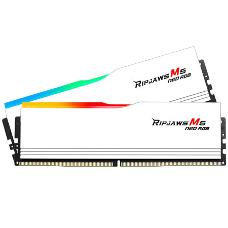 G.Skill Ripjaws M5 Neo RGB DDR5 64GB (2x32GB) 6000 CL28 White