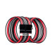 1StPlayer Steampunk Power Extension Cables Black-Red-Gray