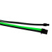 1StPlayer Steampunk 35cm Power Extension Cables Black-Green