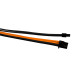 1StPlayer Steampunk 35cm Power Extension Cables Black-Orange