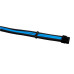 1StPlayer Steampunk 35cm Power Extension Cables Black-Blue