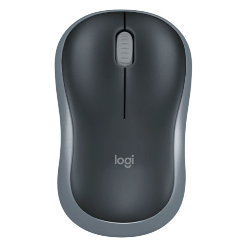 עכבר אלחוטי Logitech M185 צבע אפור