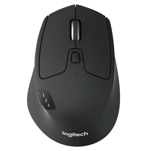 עכבר אלחוטי Logitech M720 Triathlon צבע אפור כהה