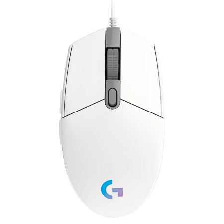 עכבר גיימינג Logitech G102 LIGHTSYNC White