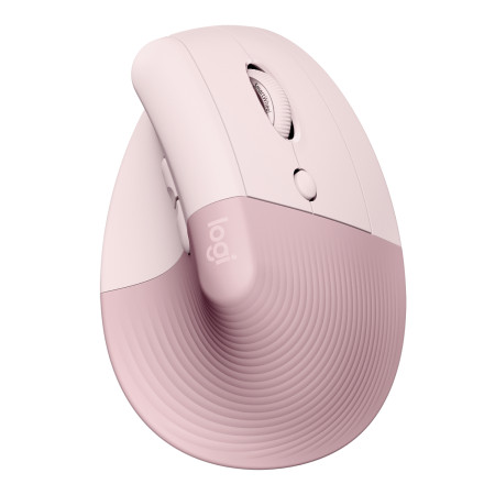 עכבר ארגונומי אלחוטי Logitech Lift Vertical Rose