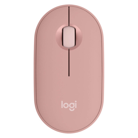 עכבר אלחוטי Logitech M350s Pepple 2 צבע ורוד