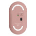 עכבר אלחוטי Logitech M350s Pepple 2 צבע ורוד