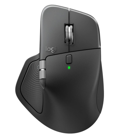 עכבר אלחוטי Logitech MX Master 4 צבע אפור כהה