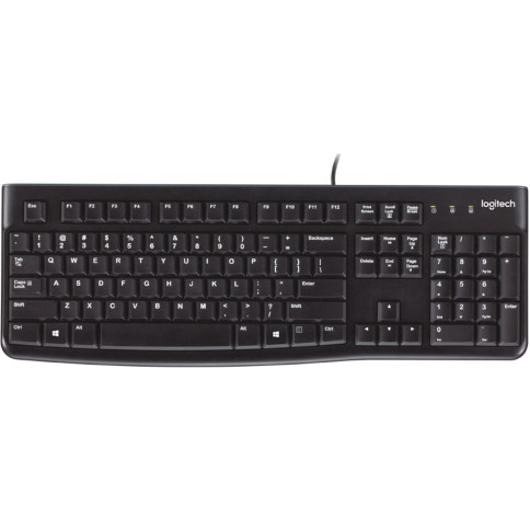 מקלדת Logitech K120 USB עברית/אנגלית