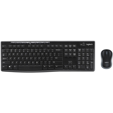 סט מקלדת ועכבר אלחוטי Logitech MK270