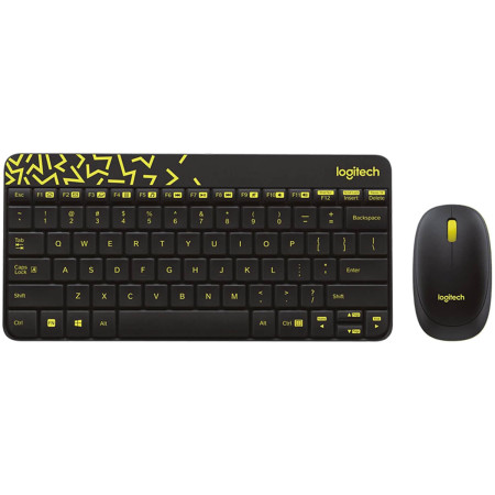 סט מקלדת ועכבר אלחוטי Logitech MK240 עברית/אנגלית