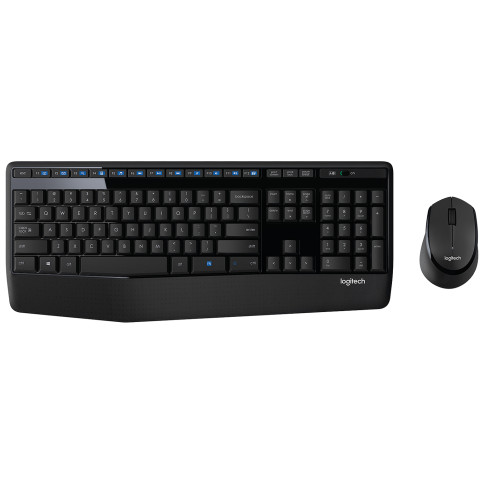 סט מקלדת ועכבר אלחוטי Logitech MK345 Comfort RUS