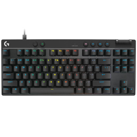 מקלדת גיימינג Logitech G Pro X TKL Rapid Analog Switches עברית/אנגלית