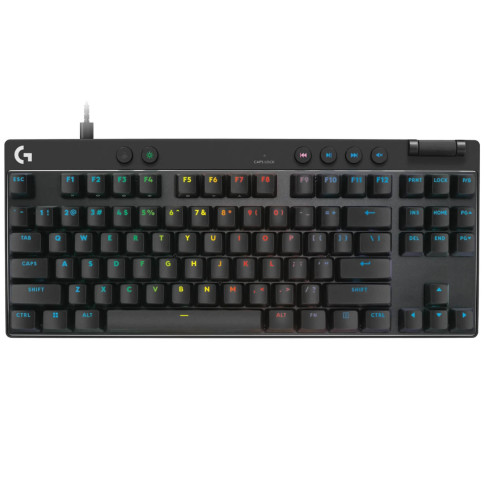 מקלדת גיימינג Logitech G Pro X TKL Rapid Analog Switches עברית/אנגלית