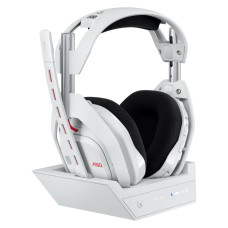 אוזניות קשת אלחוטיות לגיימינג Logitech ASTRO A50 (Gen5) LIGHTSPEED צבע לבן