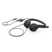 אוזניות קשת חוטיות Logitech H390 USB צבע שחור
