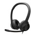 אוזניות קשת חוטיות Logitech H390 USB צבע שחור