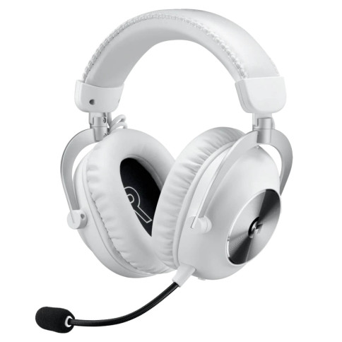 אוזניות קשת אלחוטיות לגיימינג Logitech Pro X 2 Lightspeed צבע לבן