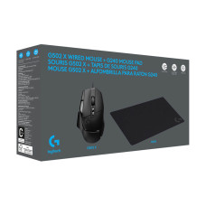 סט עכבר ומשטח לעכבר Logitech G502 X Black + G240