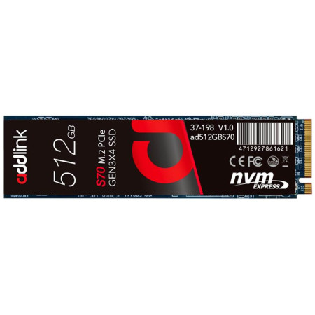 Addlink 512GB S70 M.2 2280 NVMe SSD