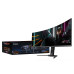 מסך גיימינג קעור Gigabyte AORUS 49" DQHD OLED 144Hz 0.03ms 1800R