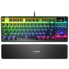 מקלדת גיימינג מכאנית SteelSeries Apex 7 TKL - Red Switch עברית/אנגלית