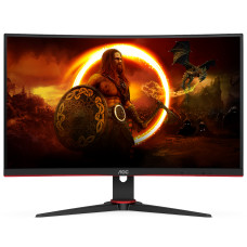 מסך מחשב קעור לגיימינג AOC 23.6" VA FHD 165Hz 1ms 1500R