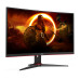 מסך מחשב קעור לגיימינג AOC 23.6" VA FHD 165Hz 1ms 1500R