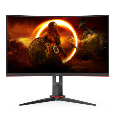 מסך גיימינג קעור AOC 27" FHD 240Hz 0.5ms VA