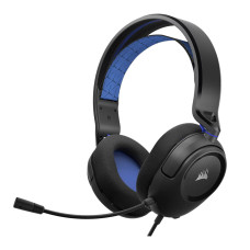 אוזניות קשת חוטיות לגיימינג Corsair HS35 v2 Multiplatform Blue צבע כחול