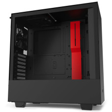 מארז מחשב NZXT H510 Matte Black/Red