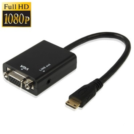 Mini HDMI to VGA + Audio