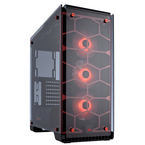 Corsair Crystal 570X RGB ATX Mid-Tower Case Red